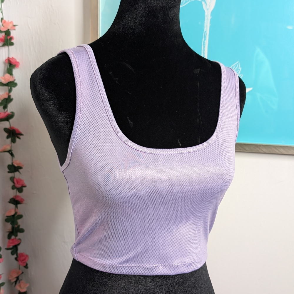 Forever 21 Lavender Sleeveless Crop Top